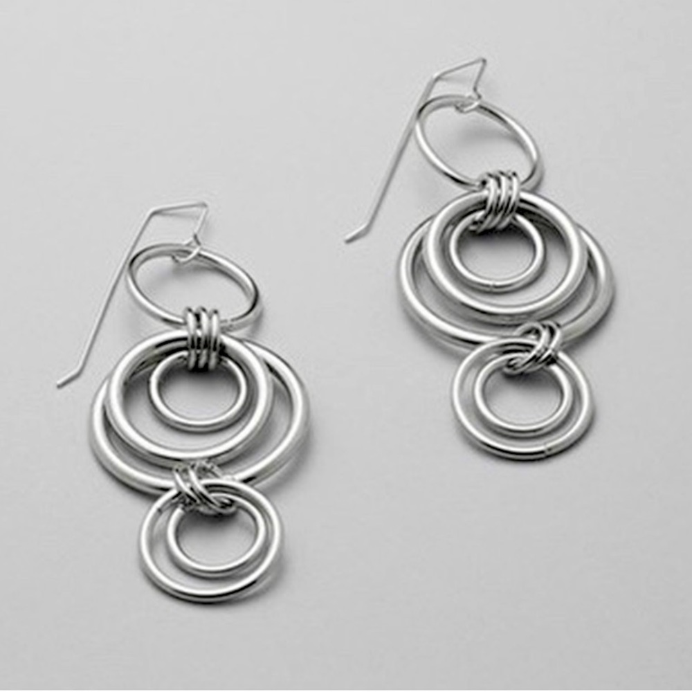 Steel earrings
